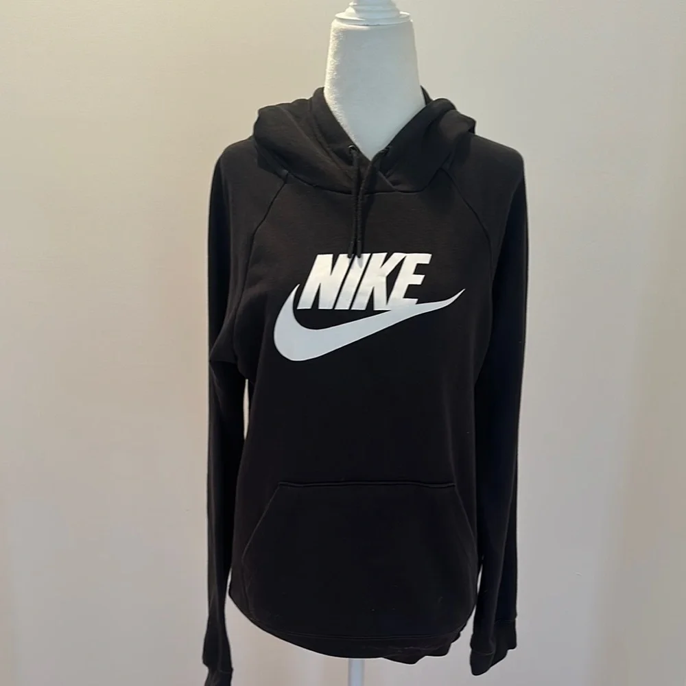 Nike Charcoal Sweatshirt with White Logo